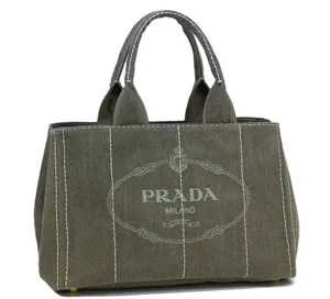 プラダ バッグ PRADA トートバッグ デニム キャンバス ミリタリー B1877B1