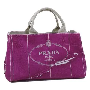 プラダ バッグ PRADA トートバッグ キャンバス ピンク B18723