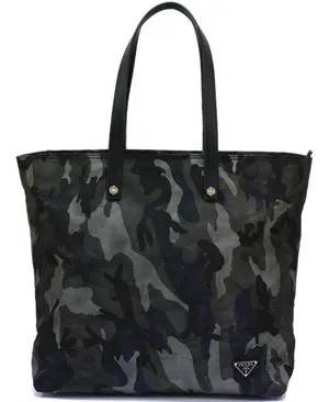 プラダ バッグ PRADA カモフラージュ 迷彩 ナイロン ショルダーバッグ グレー VA0883