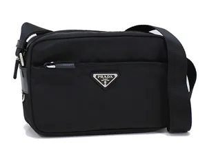 プラダ PRADA 斜めがけショルダーバッグ ナイロン ブラック BT0167