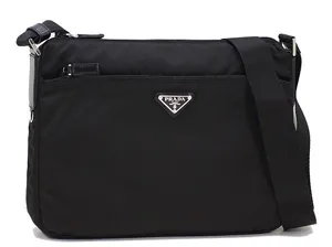 プラダ バッグ PRADA 斜めがけショルダーバッグ ナイロン ブラック BT0421