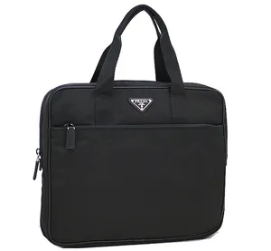 プラダ PRADA ブリーフケース ビジネスバッグ ナイロン メンズ ブラック VA0609