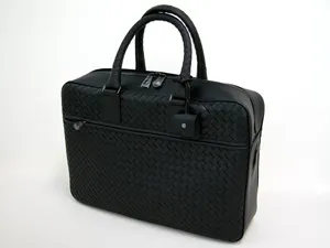 ボッテガヴェネタ BOTTEGAVENETA イントレチャートブリーフケース 163292V4651-1000 ブラック