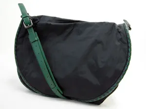 ボッテガヴェネタ BOTTEGAVENETA ショルダーバッグ 248542VO561-1083 ブラック×グリーン
