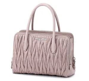 ミュウミュウ 13/14年秋冬新作MATELASSE LUXショルダー付 ハンドバッグ スモールRN0951 QI9 F010F