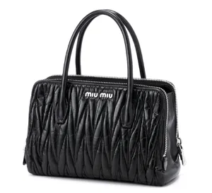 ミュウミュウ 13/14年秋冬新作MATELASSE LUXショルダー付 ハンドバッグ スモール RN0951 QI9 F0002