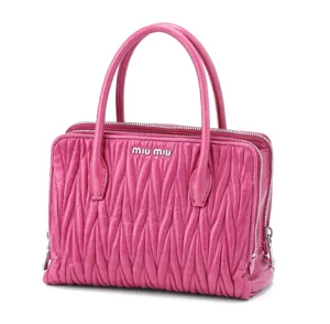ミュウミュウ 13/14年秋冬新作MATELASSE LUXショルダー付 ハンドバッグ RN0950 QI9 F0505