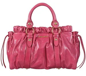 ミュウミュウ 2012年春夏新作VITELLO LUXショルダー付 ハンドバッグ RT0383 X72 F0505