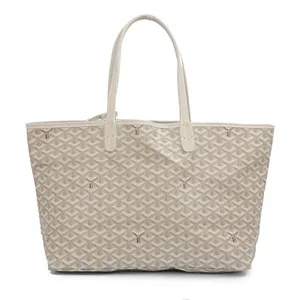 ゴヤール トートバッグ サンルイPM グレー コットンキャンバス/カーフ GOYARD-021