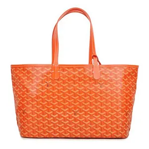 ゴヤール トートバッグ サンルイPM オレンジ コットンキャンバス/カーフ GOYARD-024