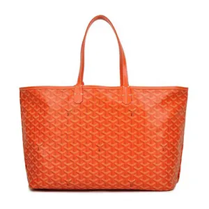 ゴヤール トートバッグ サンルイPM オレンジ コットンキャンバス/カーフ GOYARD-025