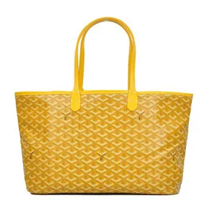 ゴヤール トートバッグ サンルイPM イエロー コットンキャンバス/カーフ GOYARD-026