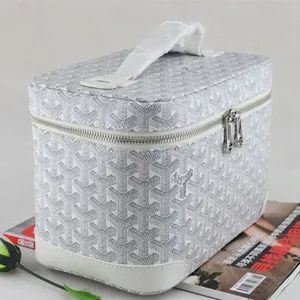 ゴヤール ボックス 化粧バッグ ホワイト GOYARD-073