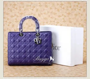 ディオール ブルー カナージュハンドバッグ VRB44513 DIOR