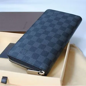 ルイヴィトン LOUISVUITTON N62668 ダミエグラフィット ジッピー 長財布