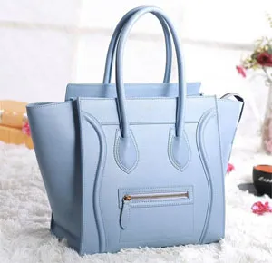 セリーヌ ラゲージ ミニショッパートートバッグ コバルトプルーCELINE-3325