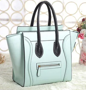 セリーヌ ラゲージ ミニショッパートートバッグ コバルトプルー CELINE-3321