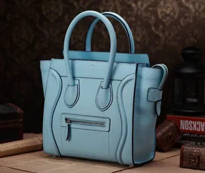 セリーヌ ラゲージ ミニショッパートートバッグ コバルトプルー CELINE-3310