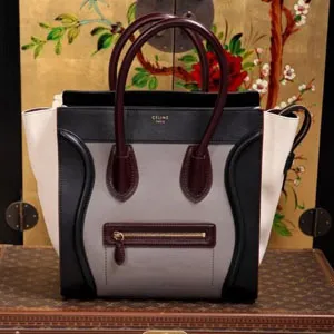 セリーヌ 2011～12年秋冬新作 ラゲージ ミニショッパー トートバッグ トリコロール CELINE-007