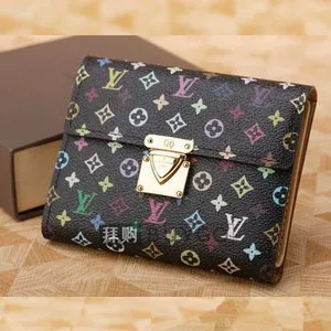 ルイヴィトン LV マルチカラー ポルトフォイユコアラ M58015 ノワール ブラック