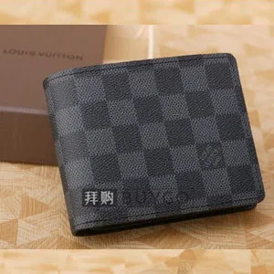 ルイヴィトン N62663 ダミエ・グラフィット 二つ折り財布