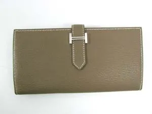 エルメス [15%OFF]ベアンスフレ/□P刻印（2012年製造）/二つ折長財布/エトゥープ hq047