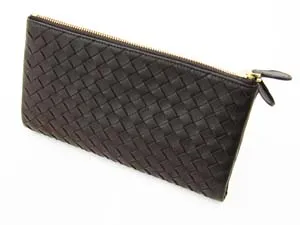 ボッテガヴェネタ BOTTEGAVENETA 二つ折長財布 210002V0013-2040 ダークブラウン