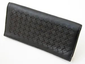 ボッテガヴェネタ BOTTEGAVENETA 長財布 163190V7782-1301 ダークブラウン