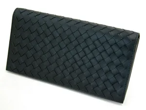ボッテガヴェネタ BOTTEGAVENETA ファスナー付長財布 156819V4651-1000 ブラック