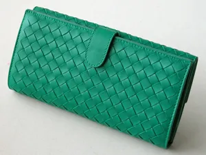 ボッテガヴェネタ BOTTEGAVENETA Wホック長財布 134075V001N-3600 グリーン