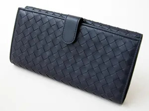 ボッテガヴェネタ BOTTEGAVENETA Wホック長財布 134075V0013-5009 ダークパープル