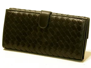 ボッテガヴェネタ BOTTEGAVENETA Wホック長財布 134075V0013-1000 ブラック