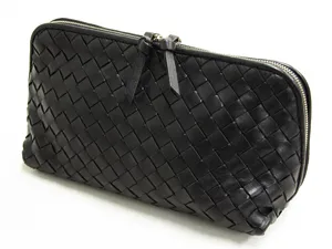 ボッテガヴェネタ BOTTEGAVENETA ポーチ 132535V0013-1000 ブラック