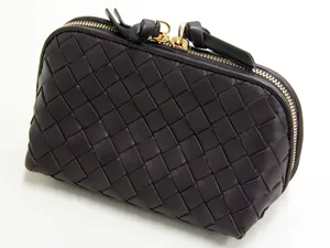 ボッテガヴェネタ BOTTEGAVENETA ミニポーチ 132533V0013-2040 ダークブラウン