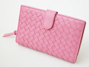 ボッテガヴェネタ BOTTEGAVENETA 二つ折長財布 121060V0013-6640 ピンク
