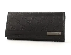 グッチ グッチスーパーコピーシマ 長財布 ブラック カーフレザー 233112AA61R1000