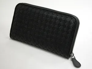 ボッテガヴェネタ ラウンドファスナー長財布 114076V001N-1000 ブラック