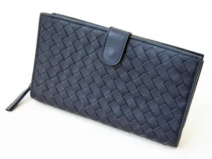 ボッテガヴェネタ ホック付二つ折長財布 114074V0013-5009 ダークパープル