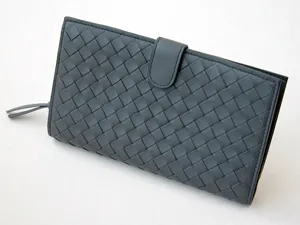 ボッテガヴェネタ ホック付二つ折長財布 114074V0013-1302 ダークグレー