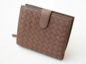 ボッテガヴェネタ BOTTEGAVENETA 二つ折ラウンドファスナー財布 114073V0013-2716 ブラウン