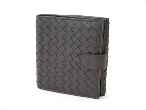 ボッテガヴェネタ BOTTEGAVENETA Wホック二つ折り財布 163240V0013-2040 ダークブラウン