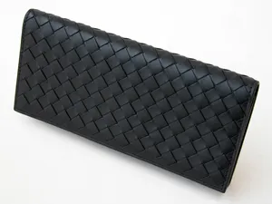 ボッテガヴェネタ BOTTEGAVENETA 二つ折り長財布 120697V4651-1000 ブラック