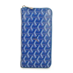 ゴヤール 長財布 ラウンドジップ ブルー GOYARD-22
