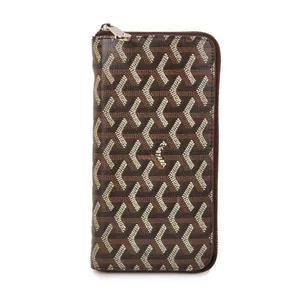 ゴヤール 長財布 ラウンドジップ ブラウン GOYARD-24