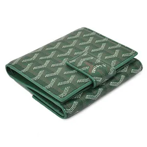 ゴヤール 財布 二つ折り Ｗホック グリーン GOYARD-32