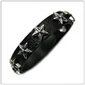 クロムハーツ ブレスレット（Chrome Hearts）2ボタン2スナップ?スター?ブレスレット CB87