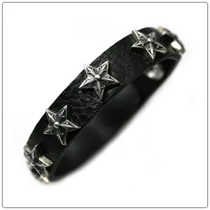 クロムハーツ ブレスレット（Chrome Hearts）2ボタン2スナップ?スター?ブレスレット CB87