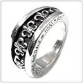 クロムハーツ リング/指輪（Chrome Hearts）ナローVバンド?リング/BSフレア CR43