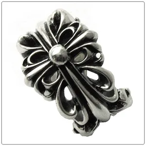 クロムハーツ リング/指輪（Chrome Hearts）ダブルフローラルクロス CR61