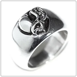 クロムハーツ リング/指輪（Chrome Hearts）ハート?イン?バンド?リング CR60